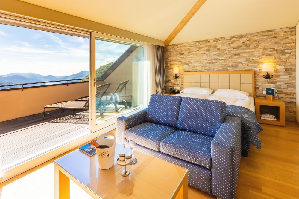 Kurhaus Cademario Hotel & Spa - Penthouse Suite with Lake View